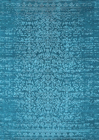 Oriental Light Blue Industrial Rug, urb2555lblu