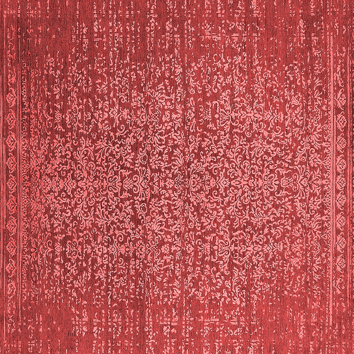 Machine Washable Oriental Red Industrial Rug, wshurb2555red