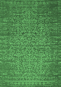 Oriental Emerald Green Industrial Rug, urb2555emgrn