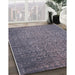 Machine Washable Industrial Modern Purple Navy Blue Rug in a Family Room, wshurb2555