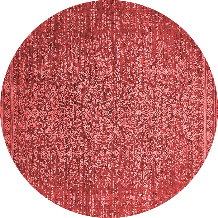 Machine Washable Oriental Red Industrial Rug, wshurb2555red