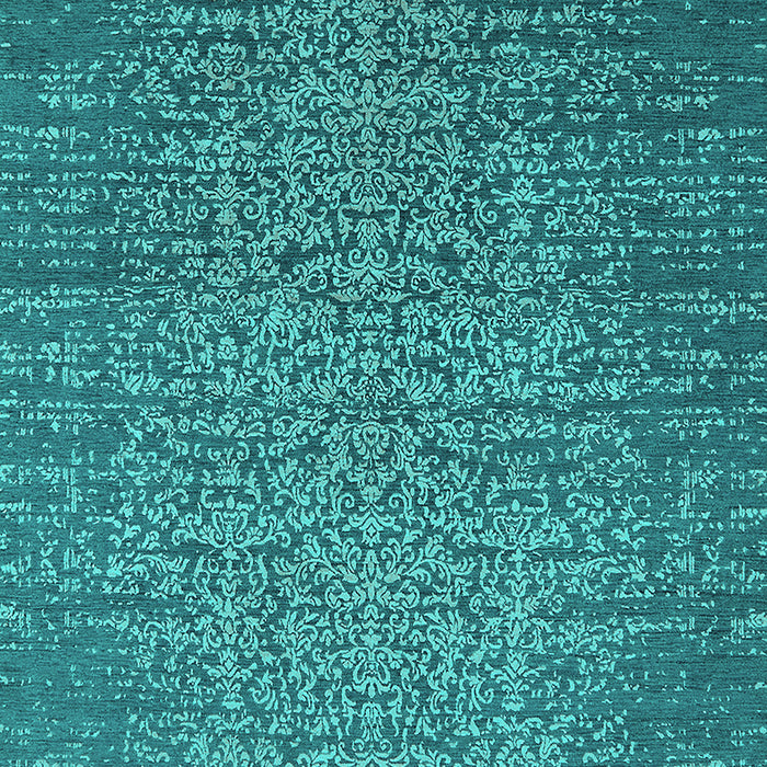 Oriental Turquoise Industrial Rug, urb2555turq