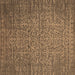 Square Oriental Brown Industrial Rug, urb2555brn