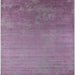 Square Mid-Century Modern Pink Plum Purple Oriental Rug, urb2556