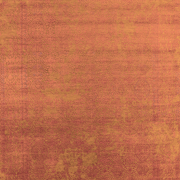 Oriental Orange Industrial Rug, urb2556org