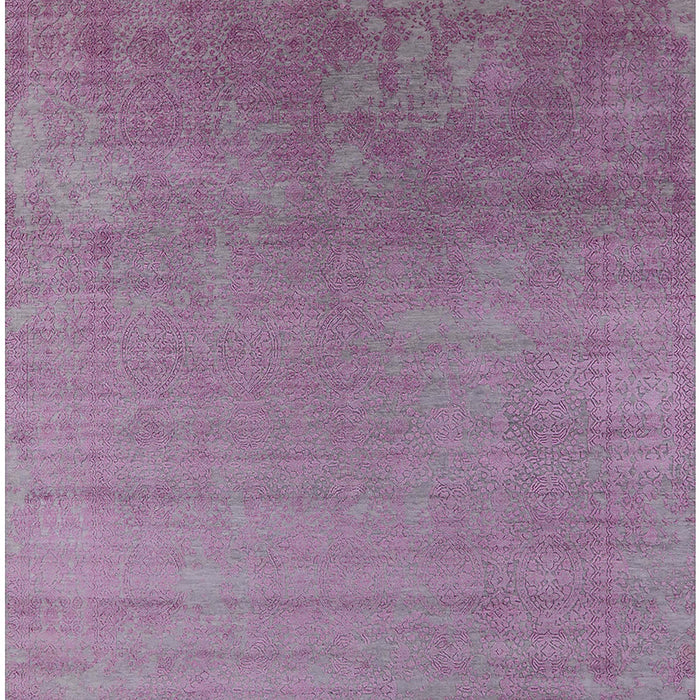 Machine Washable Industrial Modern Pink Plum Purple Rug, wshurb2556