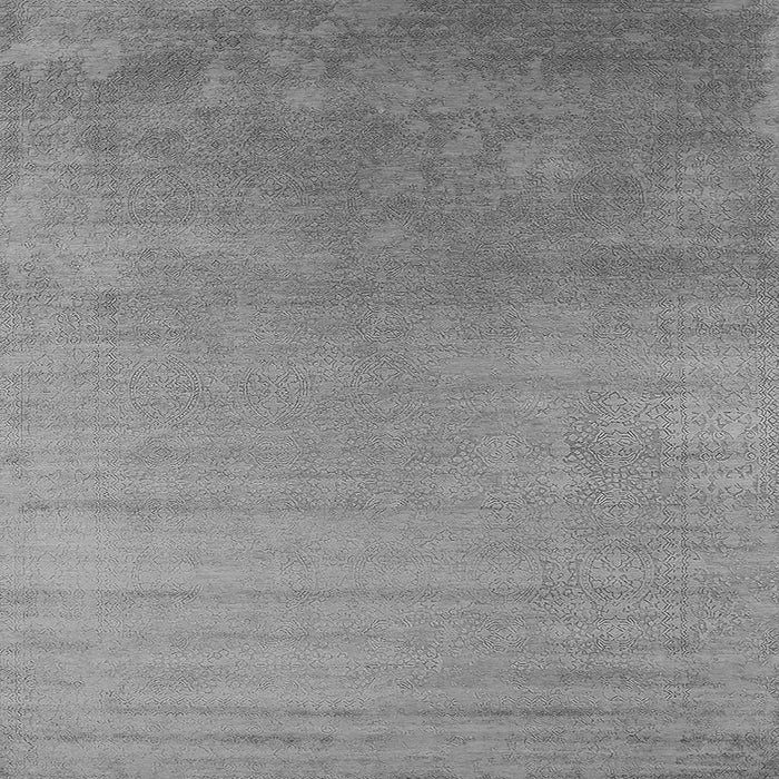 Square Oriental Gray Industrial Rug, urb2556gry