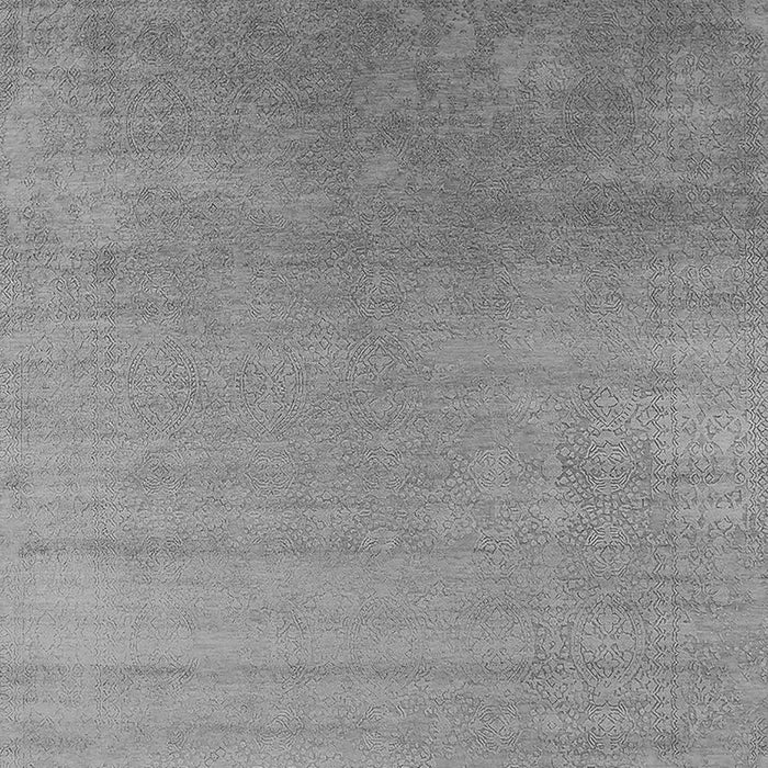 Machine Washable Oriental Gray Industrial Rug, wshurb2556gry