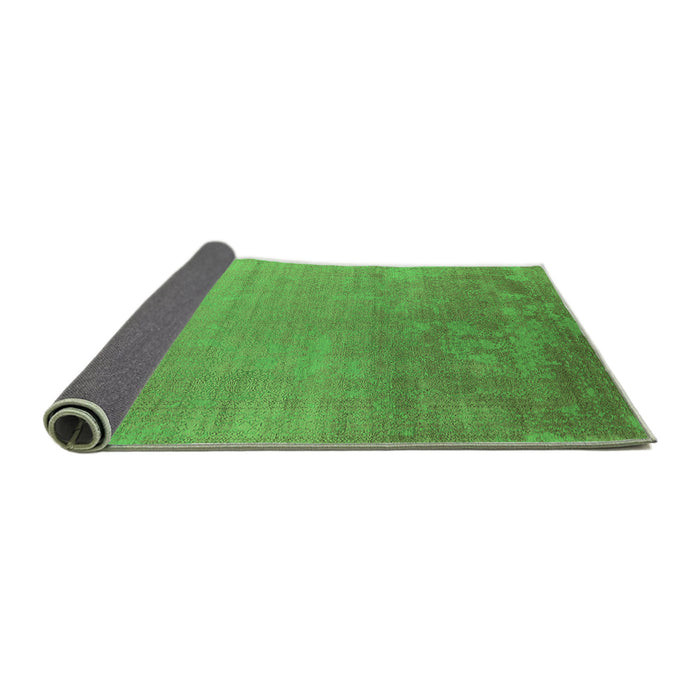 Sideview of Oriental Green Industrial Rug, urb2556grn