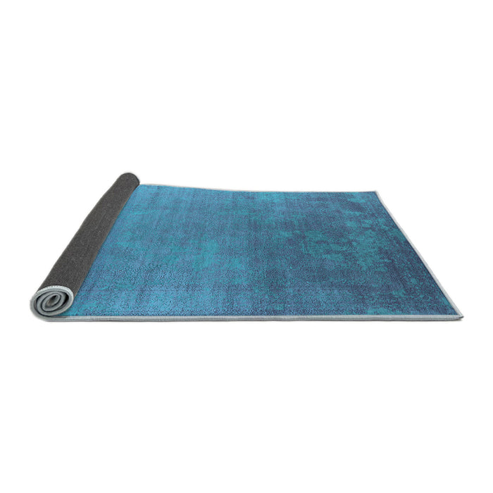 Sideview of Oriental Light Blue Industrial Rug, urb2556lblu