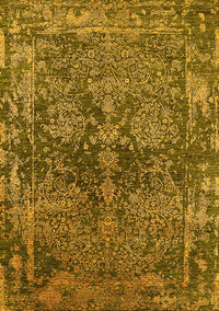 Oriental Yellow Industrial Rug, urb2557yw