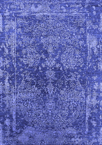 Oriental Blue Industrial Rug, urb2557blu