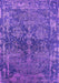 Machine Washable Oriental Purple Industrial Area Rugs, wshurb2557pur
