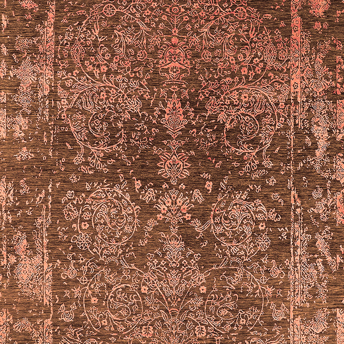 Machine Washable Oriental Orange Industrial Area Rugs, wshurb2557org