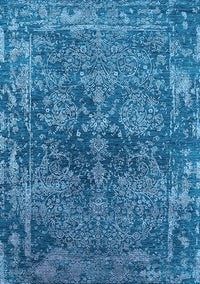 Oriental Light Blue Industrial Rug, urb2557lblu