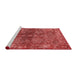 Industrial Red Washable Rugs