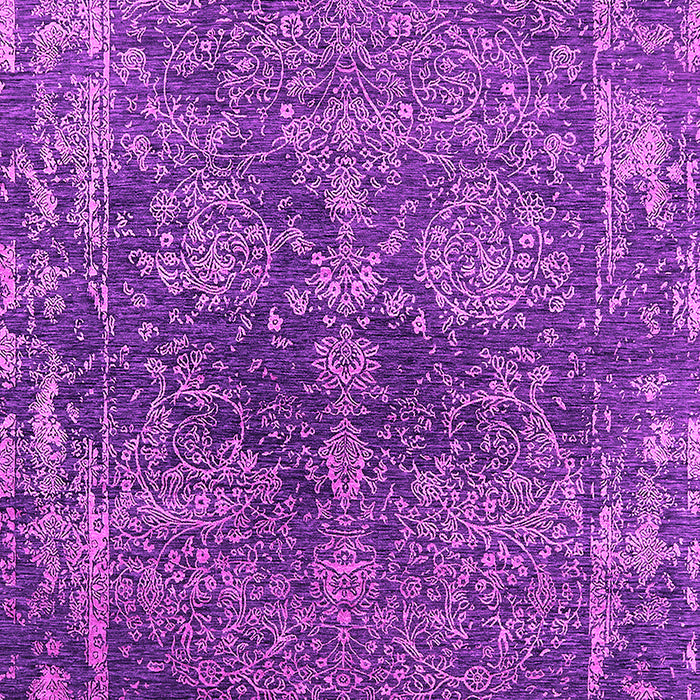 Machine Washable Oriental Pink Industrial Rug, wshurb2557pnk