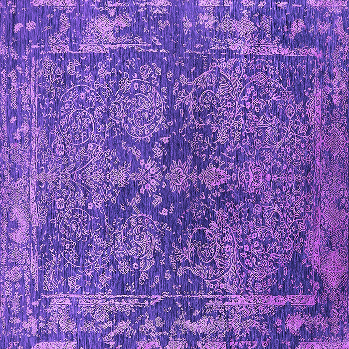 Square Oriental Purple Industrial Rug, urb2557pur