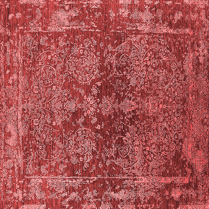 Machine Washable Oriental Red Industrial Rug, wshurb2557red