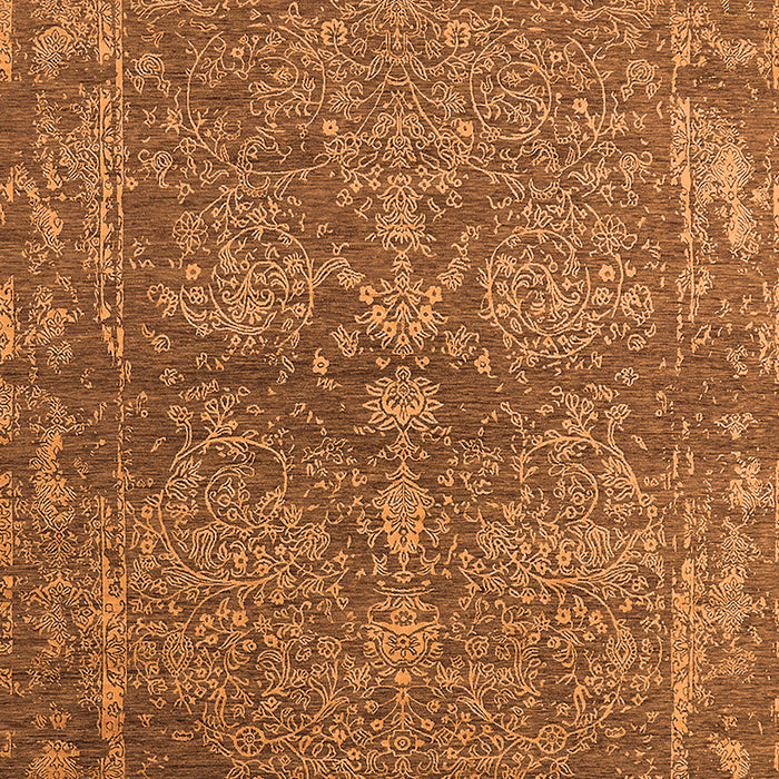 Oriental Orange Industrial Rug, urb2558org