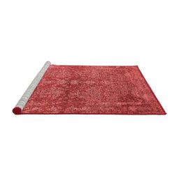 Industrial Red Washable Rugs
