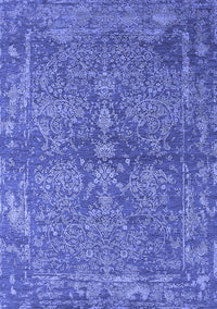 Oriental Blue Industrial Rug, urb2558blu