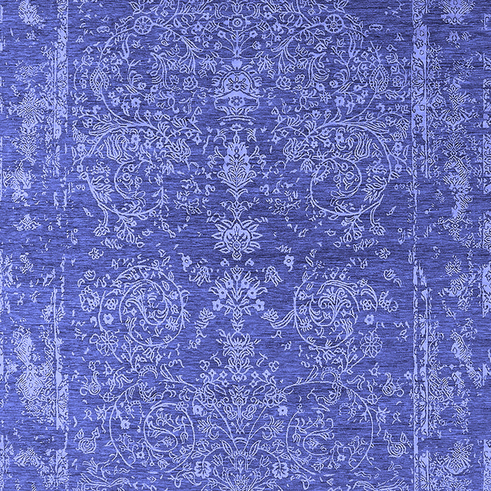 Oriental Blue Industrial Rug, urb2558blu