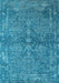 Oriental Light Blue Industrial Rug, urb2558lblu