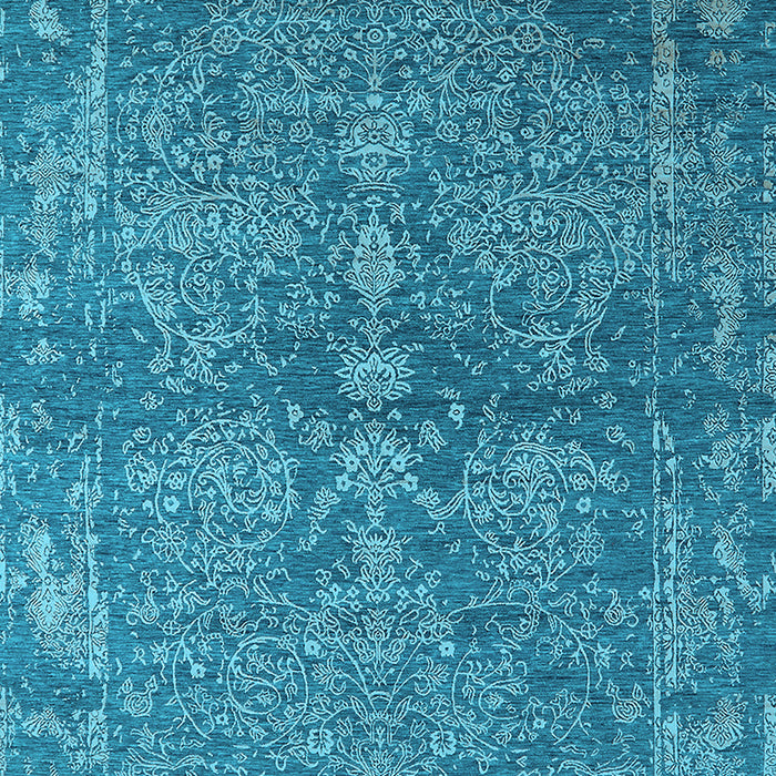 Oriental Light Blue Industrial Rug, urb2558lblu