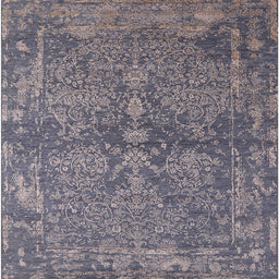 Square Machine Washable Industrial Modern Rosy Brown Pink Rug, wshurb2558