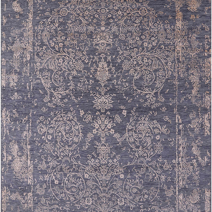 Mid-Century Modern Rosy Brown Pink Oriental Rug, urb2558