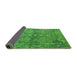 Sideview of Oriental Green Industrial Rug, urb2558grn