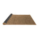 Sideview of Oriental Brown Industrial Rug, urb2559brn