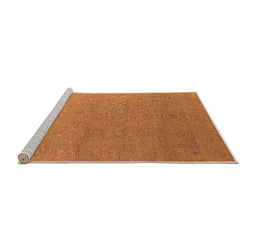 Sideview of Machine Washable Oriental Orange Industrial Area Rugs, wshurb2559org