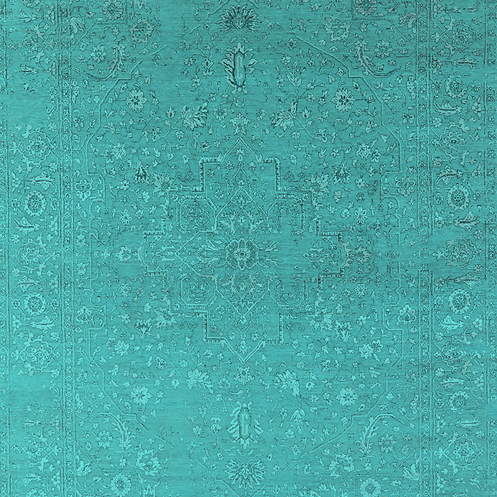 Oriental Turquoise Industrial Rug, urb2559turq