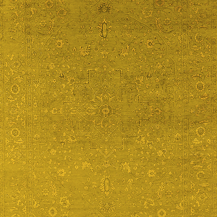 Oriental Yellow Industrial Rug, urb2559yw