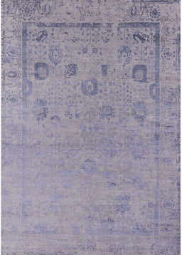 Mid-Century Modern Dark Gray Oriental Rug, urb2560