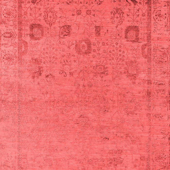Machine Washable Oriental Red Industrial Rug, wshurb2560red