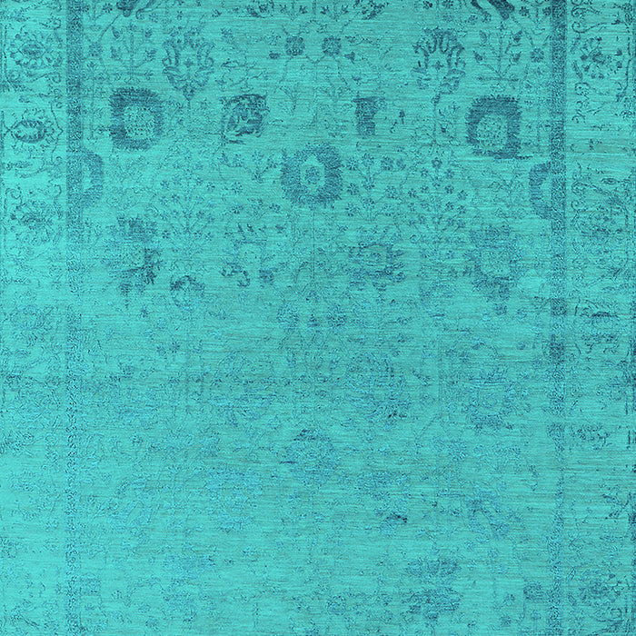 Oriental Turquoise Industrial Rug, urb2560turq
