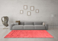 Machine Washable Oriental Red Industrial Rug, wshurb2560red