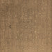 Square Oriental Brown Industrial Rug, urb2561brn