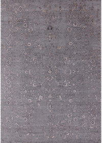 Machine Washable Industrial Modern Dark Gray Rug, wshurb2561