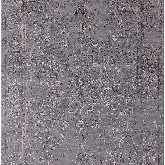 Machine Washable Industrial Modern Dark Gray Rug, wshurb2561