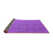 Sideview of Oriental Purple Industrial Rug, urb2561pur