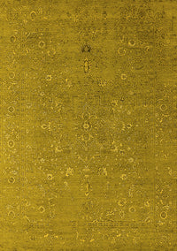 Oriental Yellow Industrial Rug, urb2561yw