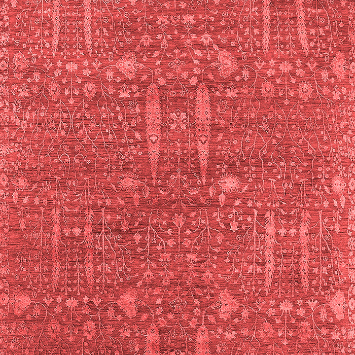 Machine Washable Oriental Red Industrial Rug, wshurb2562red