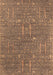 Oriental Brown Industrial Rug, urb2562brn