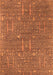 Machine Washable Oriental Orange Industrial Area Rugs, wshurb2562org