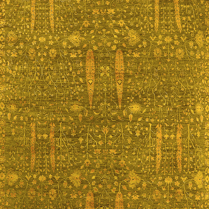 Oriental Yellow Industrial Rug, urb2562yw