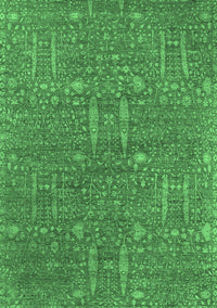 Oriental Emerald Green Industrial Rug, urb2562emgrn